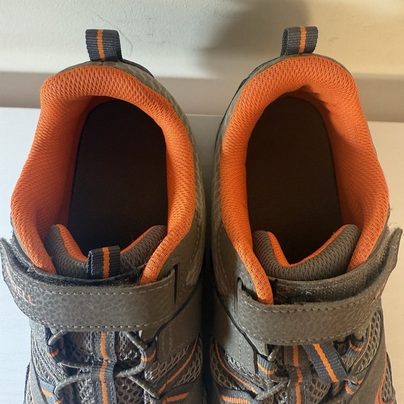 Merrell Kids Hiking Shoes Trail Chaser Outdoors Mountain Size 7M  Gray/Orange - Picture 9 of 10
